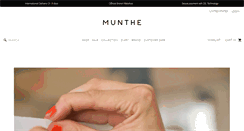 Desktop Screenshot of munthe.com