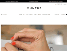 Tablet Screenshot of munthe.com